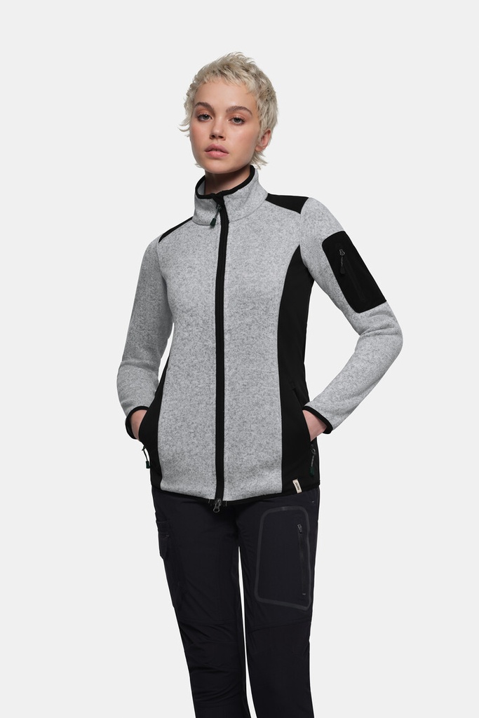 HAKRO Damen Strickfleecejacke 236