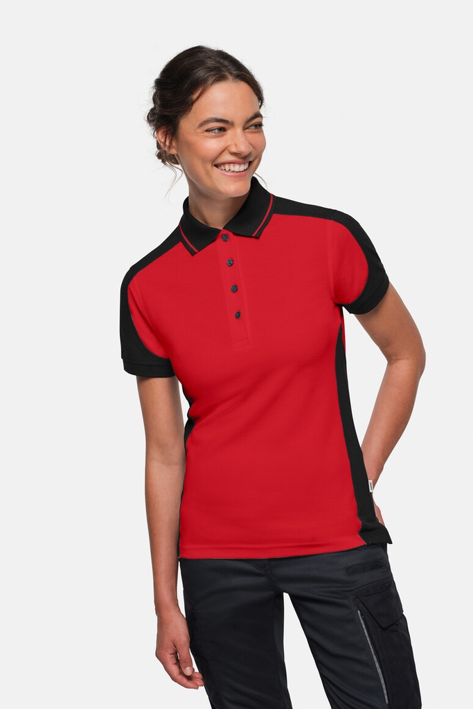 HAKRO Damen Poloshirt Contrast MIKRALINAR® ECO 339