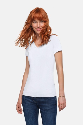 HAKRO Damen V-Shirt Stretch 172