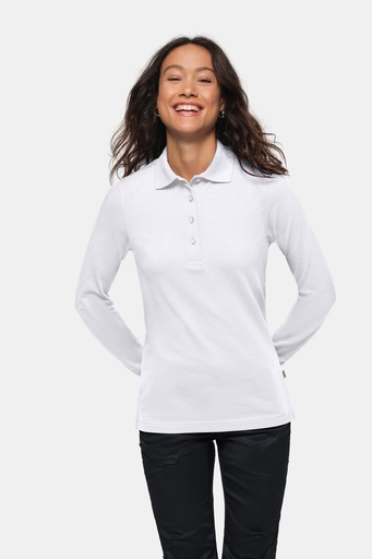HAKRO Damen Longsleeve-Poloshirt MIKRALINAR® 215