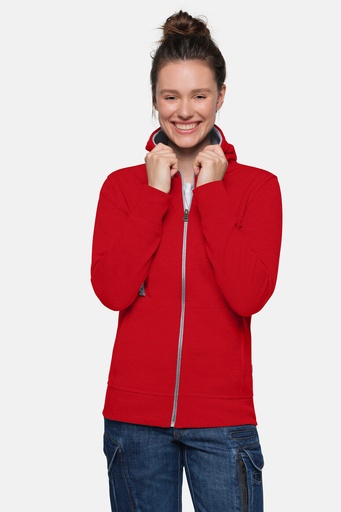 HAKRO Damen Kapuzenjacke Bonded ECO 255